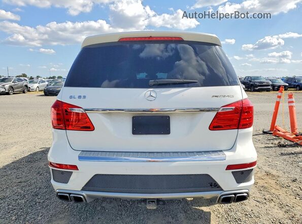 4JGDF7EE3GA670753 2016 MERCEDES-BENZ GL-CLASS Белый Вид сзади