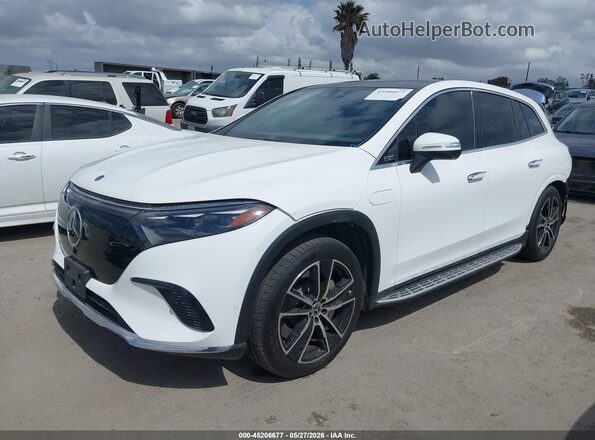 4JGDM2DB0PA011822 2023 MERCEDES-BENZ EQS 450+ SUV White Vista tres cuartos delantera izquierda