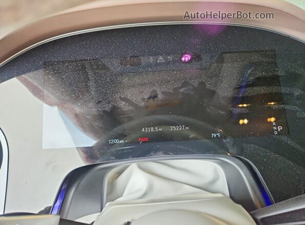 4JGDM2DB3RA032117 2024 MERCEDES-BENZ EQS Gray Instrument cluster view
