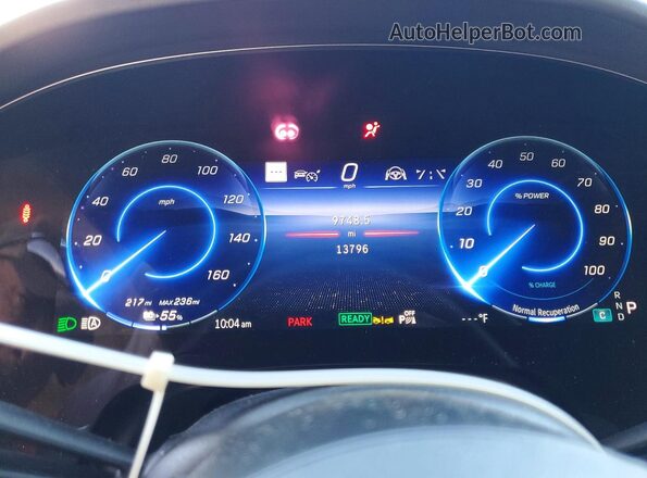 4JGDM2DB8RA034901 2024 MERCEDES-BENZ EQS White Instrument cluster view