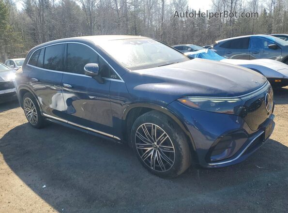 4JGDM4EB9PA001008 2023 MERCEDES-BENZ EQS Синий Передняя правая четверть