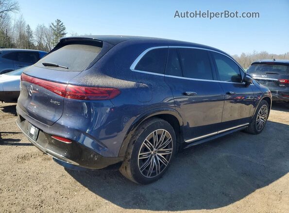 4JGDM4EB9PA001008 2023 MERCEDES-BENZ EQS Синий Задняя правая четверть