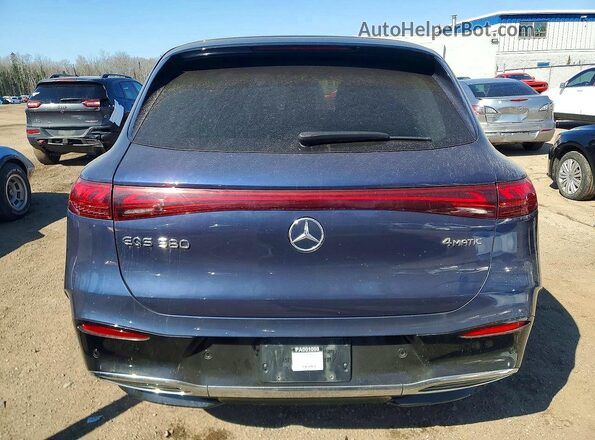 4JGDM4EB9PA001008 2023 MERCEDES-BENZ EQS Синий Вид сзади
