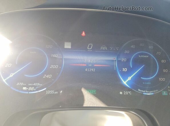4JGDM4EB9PA001008 2023 MERCEDES-BENZ EQS Синий Вид щитка приборов