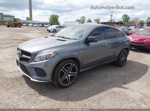 4JGED6EB1HA058742 2017 MERCEDES-BENZ AMG GLE 43 COUPE Серый Передняя левая четверть