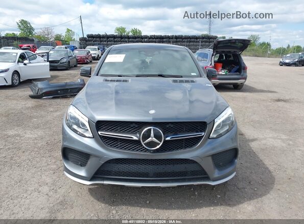 4JGED6EB1HA058742 2017 MERCEDES-BENZ AMG GLE 43 COUPE Серый Вид задней части салона