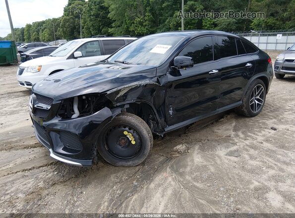 4JGED6EB1HA067196 2017 MERCEDES-BENZ AMG GLE 43 COUPE Black წინა მარცხენა ხედი სამი მეოთხედიდან