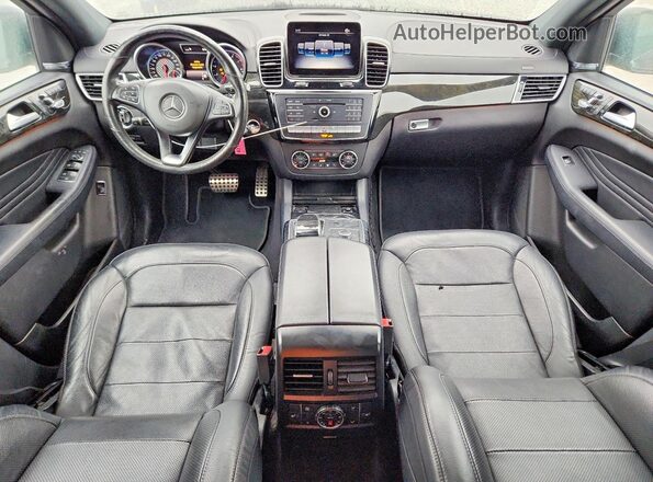 4JGED6EB2KA153835 2019 MERCEDES-BENZ GLE Черный Вид панели приборов