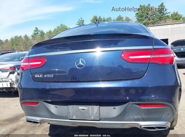 4JGED6EB4GA019450 2016 MERCEDES-BENZ GLE 450 AMG COUPE Blue 