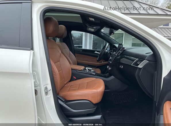 4JGED6EB4GA043554 2016 MERCEDES-BENZ GLE 450 AMG COUPE White Вид салону спереду