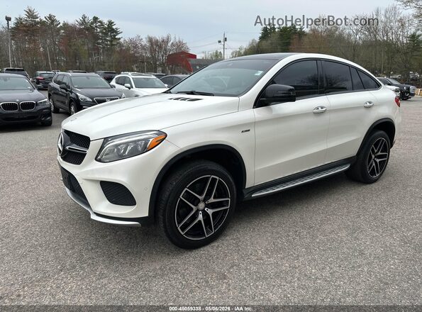 4JGED6EB4GA043554 2016 MERCEDES-BENZ GLE 450 AMG COUPE White Передня ліва чверть