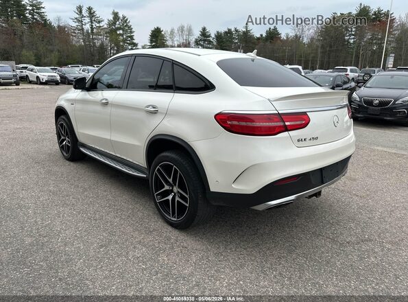 4JGED6EB4GA043554 2016 MERCEDES-BENZ GLE 450 AMG COUPE White Задня ліва чверть