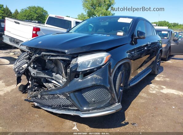 4JGED6EB4JA116607 2018 MERCEDES-BENZ AMG GLE 43 COUPE Black წინა მარცხენა ხედი სამი მეოთხედიდან