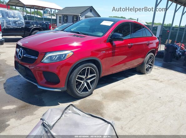 4JGED6EB5HA075060 2017 MERCEDES-BENZ AMG GLE 43 COUPE Красный Передняя левая четверть