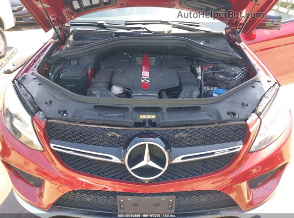 4JGED6EB5HA075060 2017 MERCEDES-BENZ AMG GLE 43 COUPE Красный Вид сзади