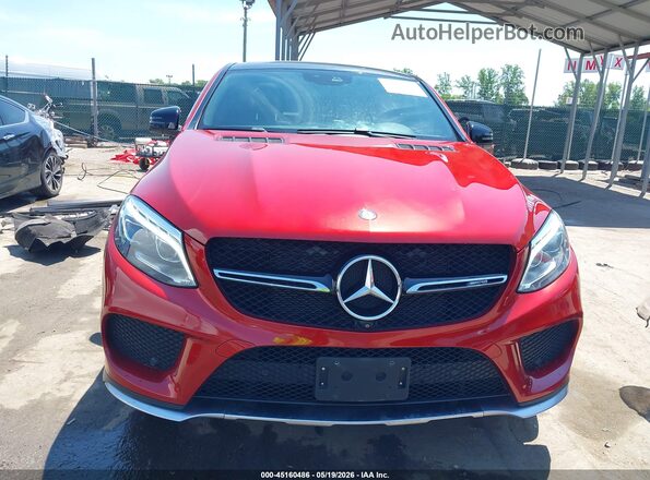 4JGED6EB5HA075060 2017 MERCEDES-BENZ AMG GLE 43 COUPE Красный Вид задней части салона