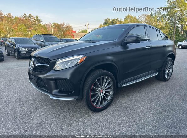 4JGED6EB6GA025301 2016 MERCEDES-BENZ GLE 450 AMG COUPE Black Առջևի ձախ երեք քառորդ տեսարան