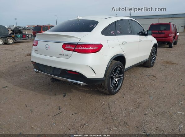 4JGED6EB7HA082902 2017 MERCEDES-BENZ AMG GLE 43 COUPE White Задня права чверть