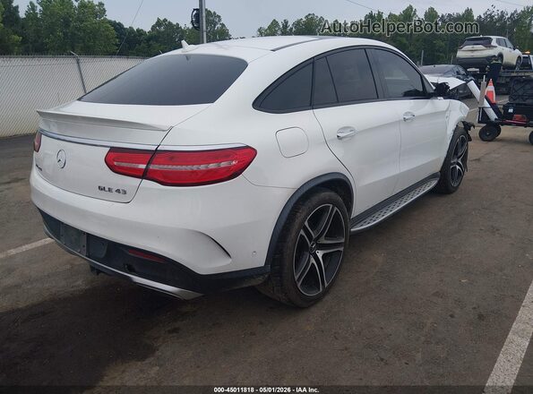 4JGED6EB8HA080169 2017 MERCEDES-BENZ AMG GLE 43 COUPE White Tył prawy