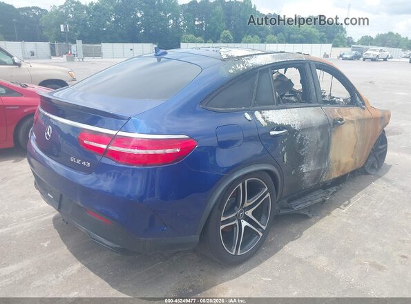 4JGED6EB9KA149586 2019 MERCEDES-BENZ AMG GLE 43 COUPE Blue Задня права чверть
