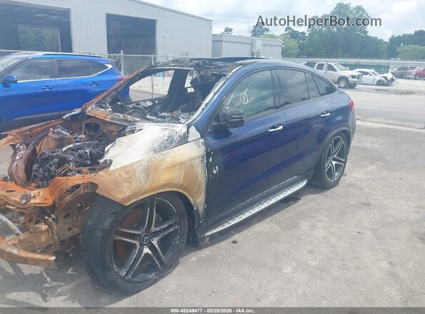 4JGED6EB9KA149586 2019 MERCEDES-BENZ AMG GLE 43 COUPE Blue Передня ліва чверть