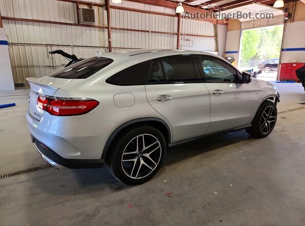 4JGED6EBXHA055788 2017 MERCEDES-BENZ GLE Silver Trasero derecho