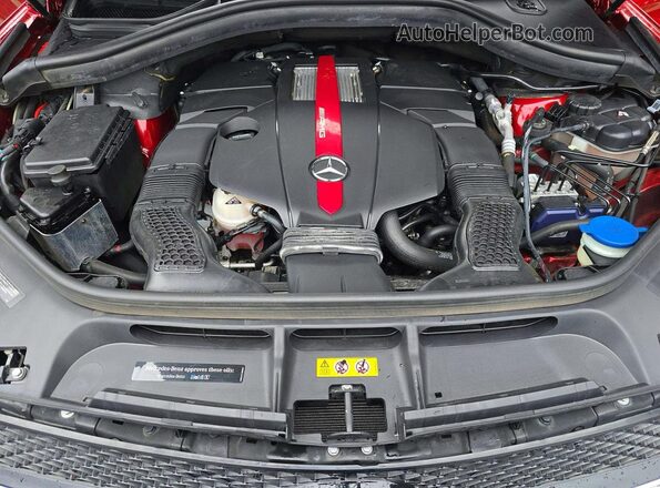 4JGED6EBXKA148883 2019 MERCEDES-BENZ GLE Red წინა სალონის ხედი