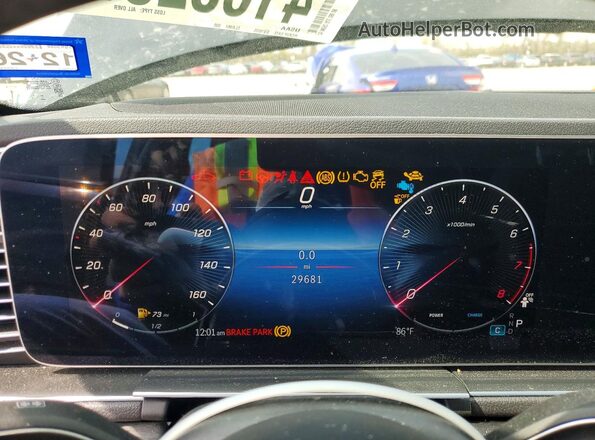 4JGFB4EE4SB342036 2025 MERCEDES-BENZ GLE Black Вид щитка приладів