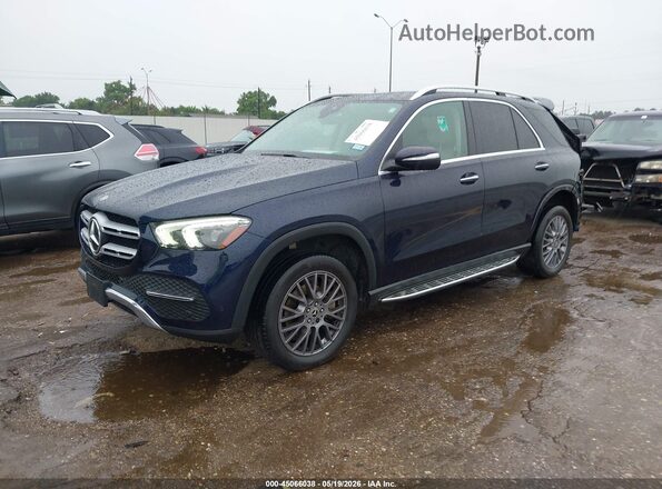 4JGFB4JB0NA807384 2022 MERCEDES-BENZ GLE 350 Dark Blue წინა მარცხენა ხედი სამი მეოთხედიდან