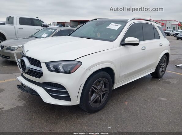 4JGFB4JB0NA808518 2022 MERCEDES-BENZ GLE 350 White Передня ліва чверть