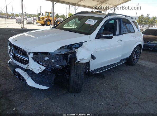 4JGFB4JB1MA487412 2021 MERCEDES-BENZ GLE 350 White წინა მარცხენა ხედი სამი მეოთხედიდან