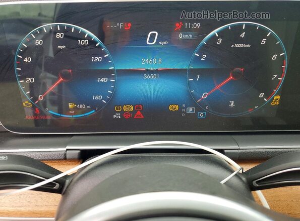 4JGFB4JB4PA950597 2023 MERCEDES-BENZ GLE Белый Вид щитка приборов