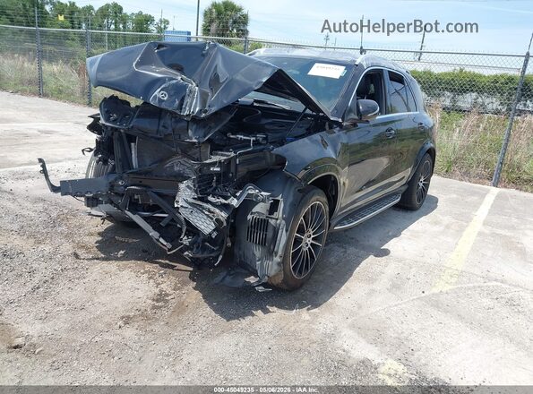 4JGFB4JB8NA651742 2022 MERCEDES-BENZ GLE 350 Черный Передняя левая четверть