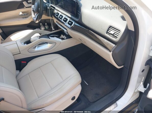 4JGFB4JB9LA116030 2020 MERCEDES-BENZ GLE 350 White Widok wnętrza z przodu