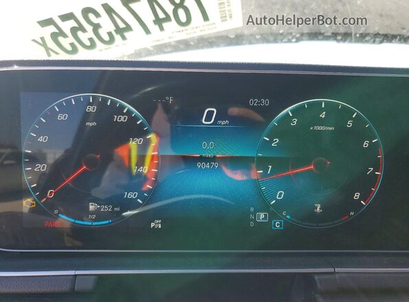 4JGFB4JB9MA406169 2021 MERCEDES-BENZ GLE Black ხელსაწყოთა პანელის ხედი