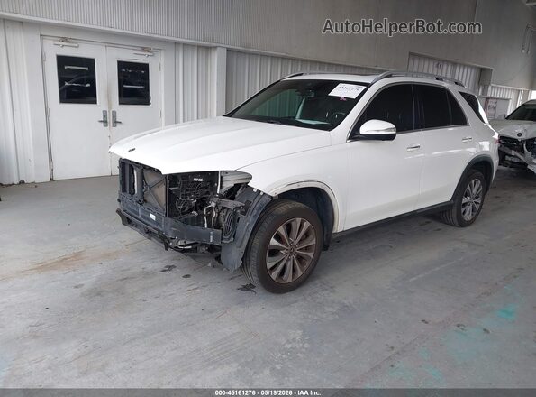 4JGFB4KB0LA039465 2020 MERCEDES-BENZ GLE 350 White წინა მარცხენა ხედი სამი მეოთხედიდან