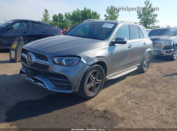 4JGFB4KB1NA599840 2022 MERCEDES-BENZ GLE 350 Серый Передняя левая четверть