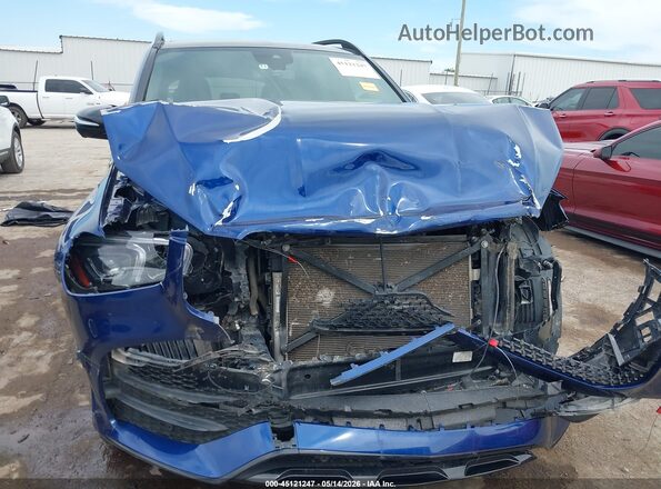 4JGFB4KB1NA606270 2022 MERCEDES-BENZ GLE 350 Blue Вид щитка приладів