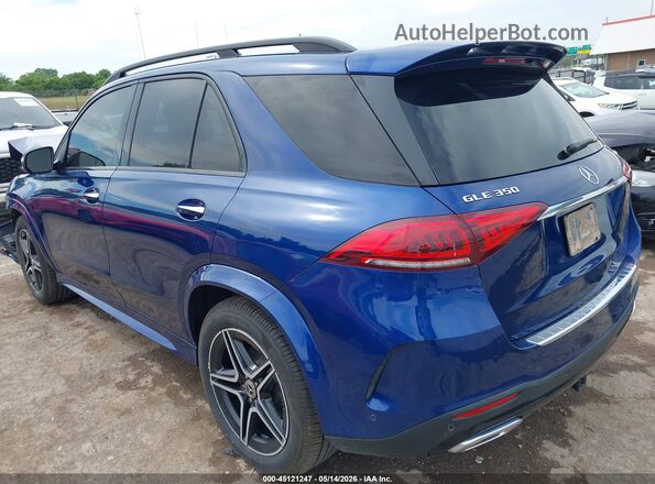 4JGFB4KB1NA606270 2022 MERCEDES-BENZ GLE 350 Blue Задня ліва чверть
