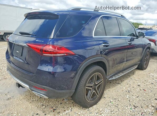 4JGFB4KB2LA009934 2020 MERCEDES-BENZ GLE Blue Trasero derecho