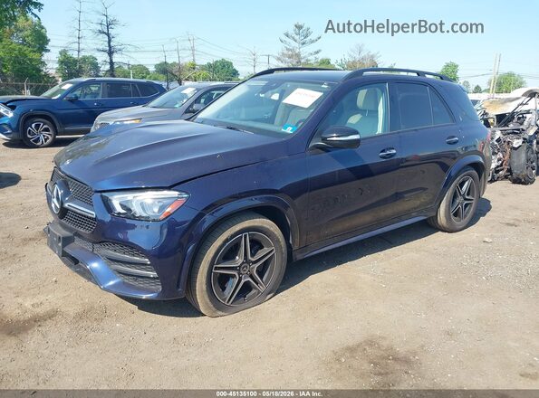4JGFB4KB2LA215027 2020 MERCEDES-BENZ GLE 350 Dark Blue Przód lewy
