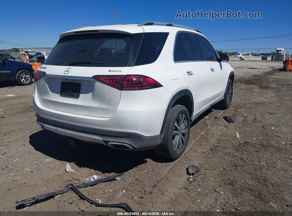4JGFB4KB3LA012261 2020 MERCEDES-BENZ GLE 350 White Задня права чверть