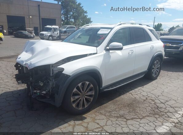 4JGFB4KB4LA007831 2020 MERCEDES-BENZ GLE 350 Белый Передняя левая четверть