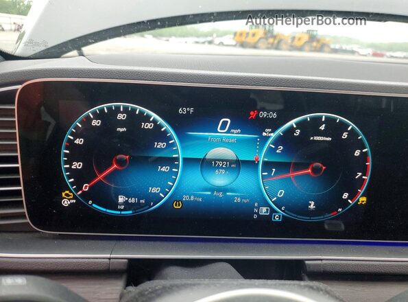 4JGFB4KB4MA410810 2021 MERCEDES-BENZ GLE Black Instrument cluster view