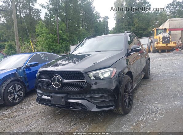 4JGFB4KB7NA676887 2022 MERCEDES-BENZ GLE 350 Черный Передняя левая четверть