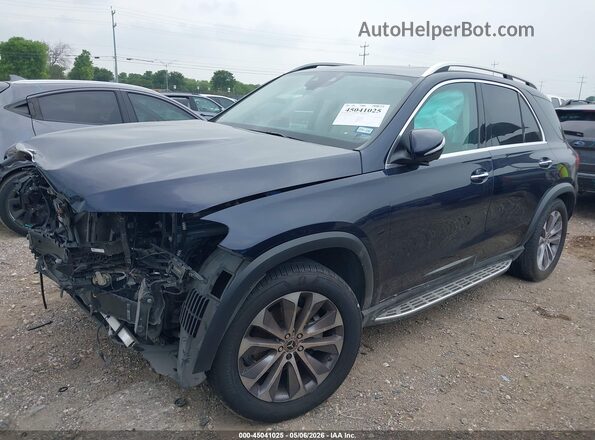 4JGFB4KE2MA496225 2021 MERCEDES-BENZ GLE 350 Blue Передня ліва чверть