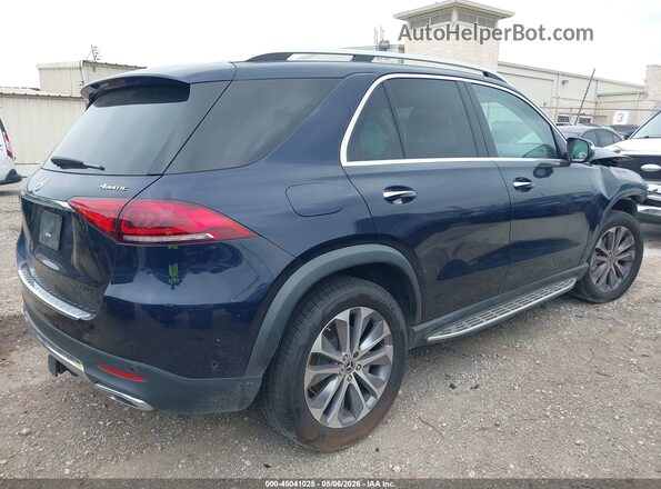 4JGFB4KE2MA496225 2021 MERCEDES-BENZ GLE 350 Blue Задня права чверть