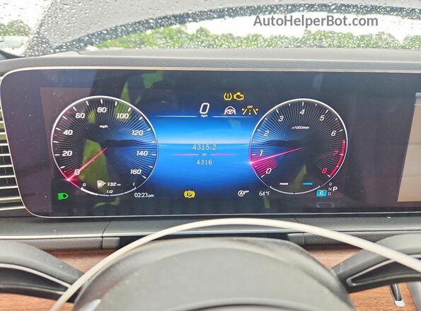 4JGFB5KB5SB405094 2025 MERCEDES-BENZ GLE Black Widok zestawu wskaźników