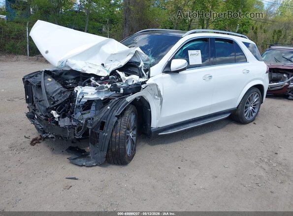 4JGFB5KB7TB530907 2026 MERCEDES-BENZ GLE 450 White წინა მარცხენა ხედი სამი მეოთხედიდან