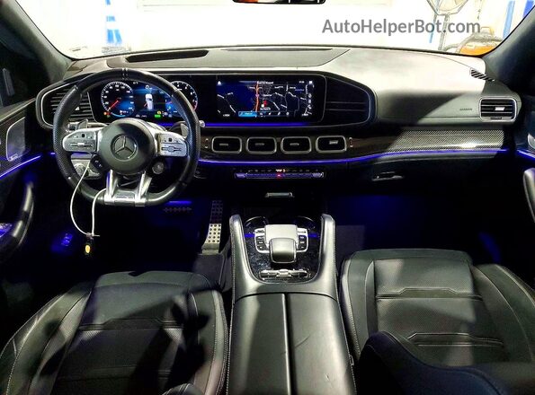 4JGFB8KB2MA271946 2021 MERCEDES-BENZ GLE Gray Вид панелі приладів